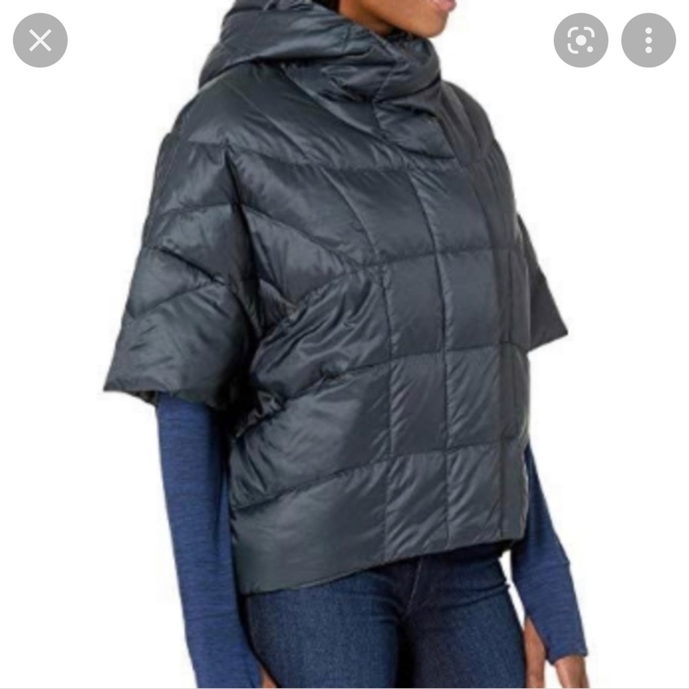 Womens Nau Down Stole Poncho